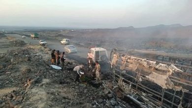 صورة صور للحادث المروري المروع في أبين وحصيلة بالضحايا.. هيئة النقل تصدر بيان
