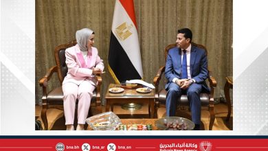 صورة وزيرة شؤون الشباب تجتمع بوزير الشباب والرياضة في جمهورية مصر العربية