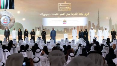 صورة بحضور محمد بن راشد.. سيف بن زايد يكرم فرق الاتحاد المتميزة