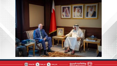 صورة وزير الخارجية يستقبل سفير الجمهورية الإيطالية لدى مملكة البحرين