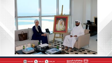 صورة سمو الشيخ فيصل بن راشد آل خليفة يستقبل القائم بأعمال سفارة بروناي دار السلام لدى مملكة البحرين
