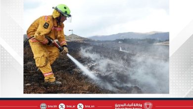 صورة إجلاء عشرات الأشخاص بعد اندلاع حريق ضخم في متنزه وطني