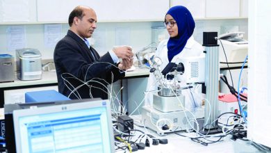 صورة براءة اختراع إماراتية لتحويل الماء إلى هيدروجين باستخدام الضوء