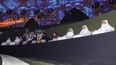 صورة منصور بن محمد يشهد حفل افتتاح “آيكوم دبي 2025” بمدينة إكسبو دبي