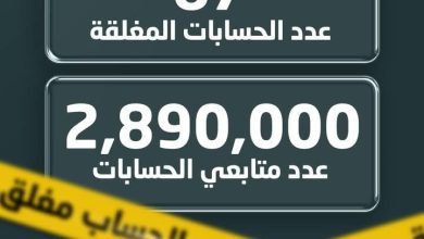 صورة ''واعي'' تواصل اسكات الحوثيين على منصات التواصل الإجتماعي.. أين وصلت ''حملة التفاح'' وكم عدد الحسابات المحذوفة حتى الآن؟