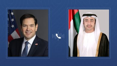 صورة عبدالله بن زايد ووزير الخارجية الأميركي يبحثان هاتفياً التطورات المآساوية في السودان وسبل معالجة الأزمة الإنسانية في قطاع غزة