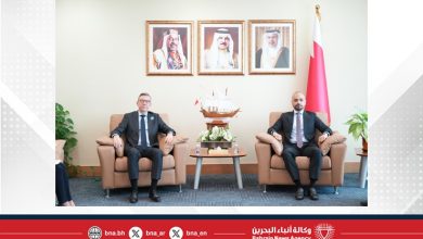 صورة وزير التنمية الاجتماعية يستقبل سفير الجمهورية الفرنسية لدى مملكة البحرين