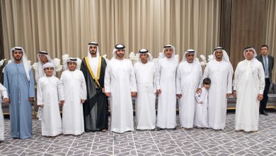 صورة منصور بن محمد يحضر أفراح عبدالغفار حسين والمري