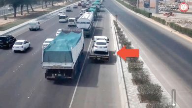 صورة حوادث «كتف الطريق» تثير جدلاً بين سائقين حول استخدامه
