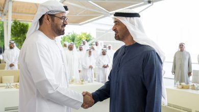 صورة رئيس الدولة يستقبل منتسبي “برنامج قيادات حكومة الإمارات 2025”