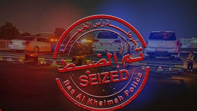صورة شرطة رأس الخيمة توقف 4 سائقين تسابقوا بمركباتهم