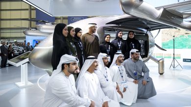 صورة رئيس الدولة يزور فعاليات اليوم الثالث لمعرض دبي للطيران 2025