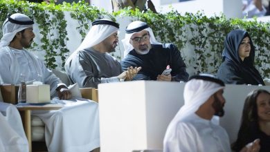 صورة خالد بن محمد بن زايد يشهد حفل الافتتاح الرسمي لمتحف التاريخ الطبيعي في أبوظبي