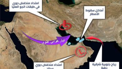 صورة الإمارات.. كتلة هوائية باردة يصاحبها سقوط أمطار من الغد وحتى السبت المقبل