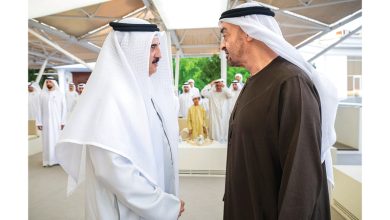 صورة رئيس الدولة يتلقى دعوة للمشاركة في القمة الخليجية بالبحرين