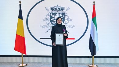 صورة حبيبة الصفار.. أول عالمة إماراتية تفوز بوسام ليوبولد من رتبة “فارس” البلجيكي