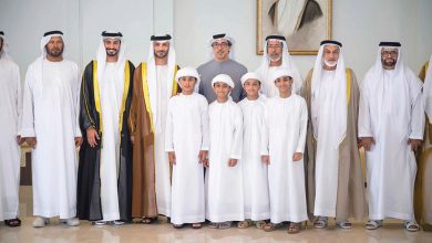 صورة منصور بن زايد يحضر أفراح الرميثي