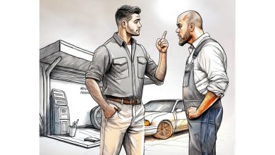 صورة شاب يطالب كراجاً بـ 100 ألف درهم تعويضاً عن تأخير إصلاح سيارته 5 سنوات