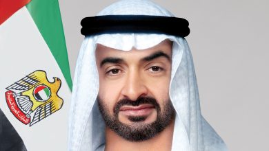 صورة محمد بن زايد يهنى ملك المغرب وشعبها بالفوز بكأس العرب