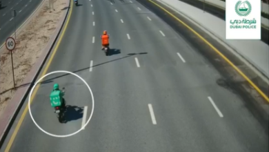صورة شرطة دبي تخالف 8,152 سائق توصيل للطلبات