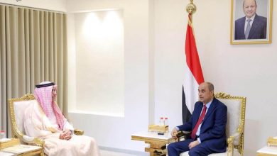 صورة بن بريك يبحث مع سفير مجلس التعاون دعم الإصلاحات وتحسين الأوضاع الاقتصادية في اليمن