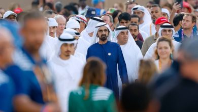 صورة محمد بن راشد يشهد بطولة طيران الإمارات لسباعيات دبي للرجبي 2025