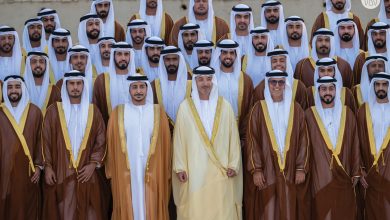 صورة تحت رعاية رئيس الدولة.. هزاع بن زايد يشهد العرس الجماعي لـ 181 عريساً من أبناء العين