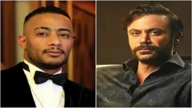 صورة محمد عادل إمام يوجه رسالة  لمحمد رمضان بعد وفاة والده
