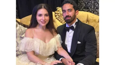 صورة بفستان ” دانتيل أوف وايت”.. مي عز الدين تنشر الصور الأولى من عقد قرانه
