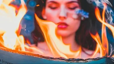صورة حادثة مأساوية أمام المارة.. امرأة تهاجم شابة بالنار بدافع الغيرة