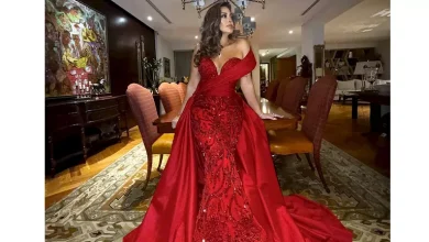 صورة بفستان أحمر صارخ.. داليا البحيري تتألق في حفل افتتاح مهرجان القاهرة ال