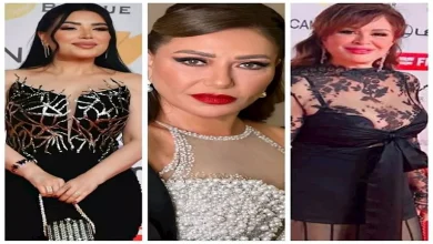 صورة سحر البورجندي يهيمن على السجادة الحمراء في مهرجان القاهرة