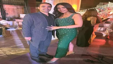 صورة 3 صور لجمال عبد الحميد وزوجته في حفل زفاف محمد غانم