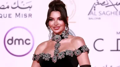 صورة بالصور- الراقصة جوهرة بـ فستان  أسود مكشوف أبرز رشاقتها