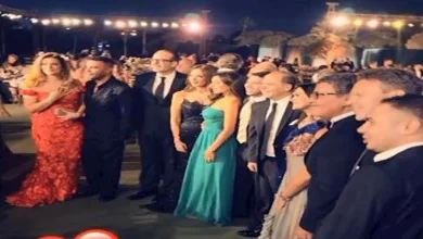 صورة نجوم الفن بحفل زفاف ابنة المخرج عمرو عرفة (صور)