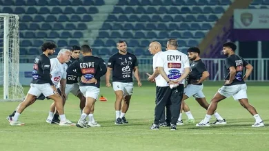 صورة مقاعد بدلاء منتخب مصر أمام كاب فيردي في بطولة العين الودية