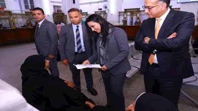 صورة وزيرة التضامن تزور المقر الرئيسي لبنك ناصر وتتفقد سير العمل