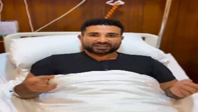 صورة “أنا بخير وطلعت بأقل الأضرار”.. أول ظهور لـ أحمد سعد داخل المستشفى