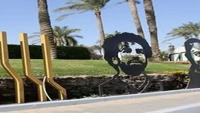 صورة اللاعب الوحيد.. صورة محمد صلاح تزين الطريق المؤدي إلى المتحف المصري