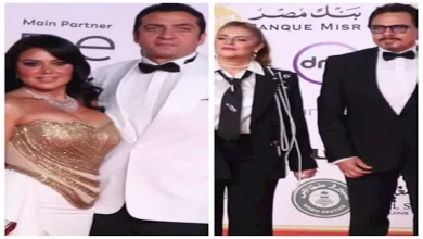 صورة رانيا يوسف وزوجها الأجرأ.. إطلالات جذابة للكابلز في ختام القاهرة السين