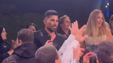 صورة الظهور الأول لـ أحمد سعد في حفل زفاف ابن ريم مصطفى