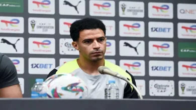 صورة عمر جابر يتحدث عن مباراة الزمالك وزيسكو بالكونفدرالية