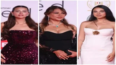 صورة فساتين بصيحة الظهر المكشوف.. 20 صورة للنجمات في ختام مهرجان القاهرة