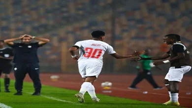 صورة لحظة بلحظة مباراة الزمالك وكايزر تشيفز