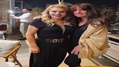 صورة نرمين الفقي في عيد ميلاد أمل رزق وابنتها لما كتكت