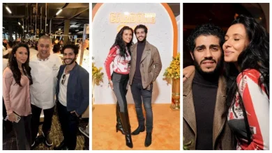 صورة مينا مسعود وإميلي شاه يخطفان الأنظار في لاس فيجاس