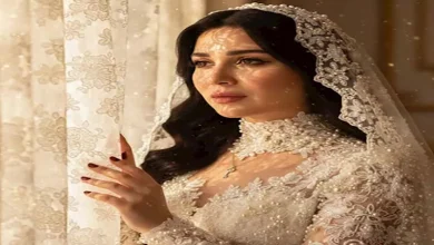 صورة مي عز الدين تخطف الأنظار بفستان زفاف مصمم بالـ”AI”