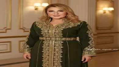 صورة أحدث ظهور لـ نادية الجندي بالقفطان الجزائري والجمهور يعلق (صور)