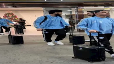 صورة صدفة تجمع بين بيراميدز والمصري في فندق واحد بزامبيا.. ما القصة؟
