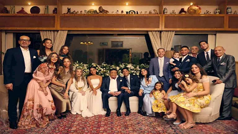 عادل امام بزفاف حفيده